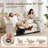 3-seat Reclining Sofa, Modular Recliner Sofa For Living Room And Home Theater, Manual Recliner Chair Set, Hidden Cup Holders ,usb Ports,side Pockets-1074323843