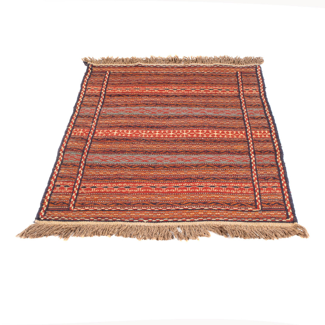 Gracie Oaks Kelim Teppich - Oriental - 120 x 78 cm - mehrfarbig