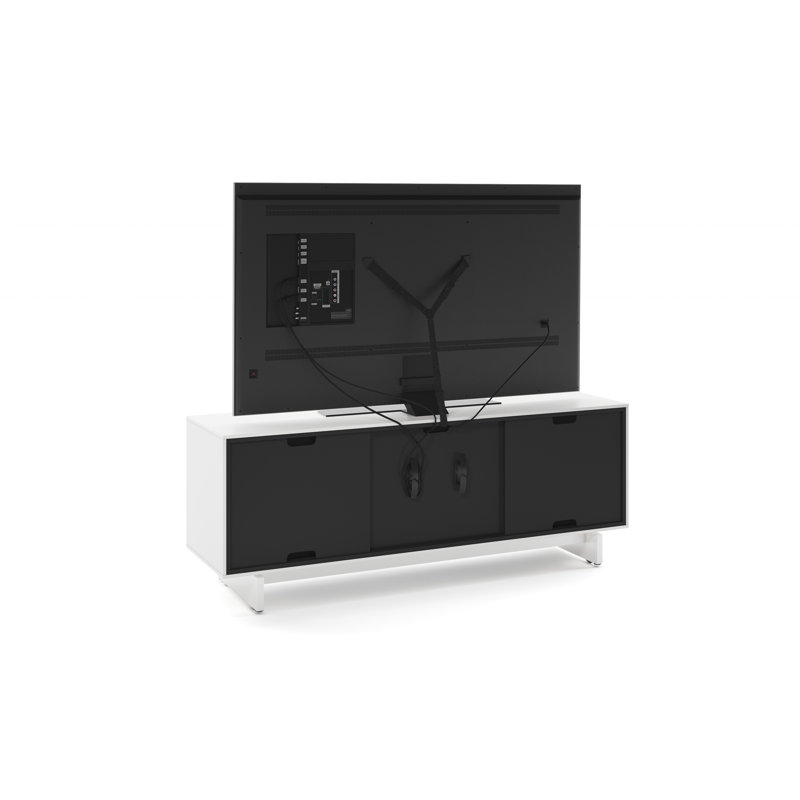 Align Media Console, Satin White