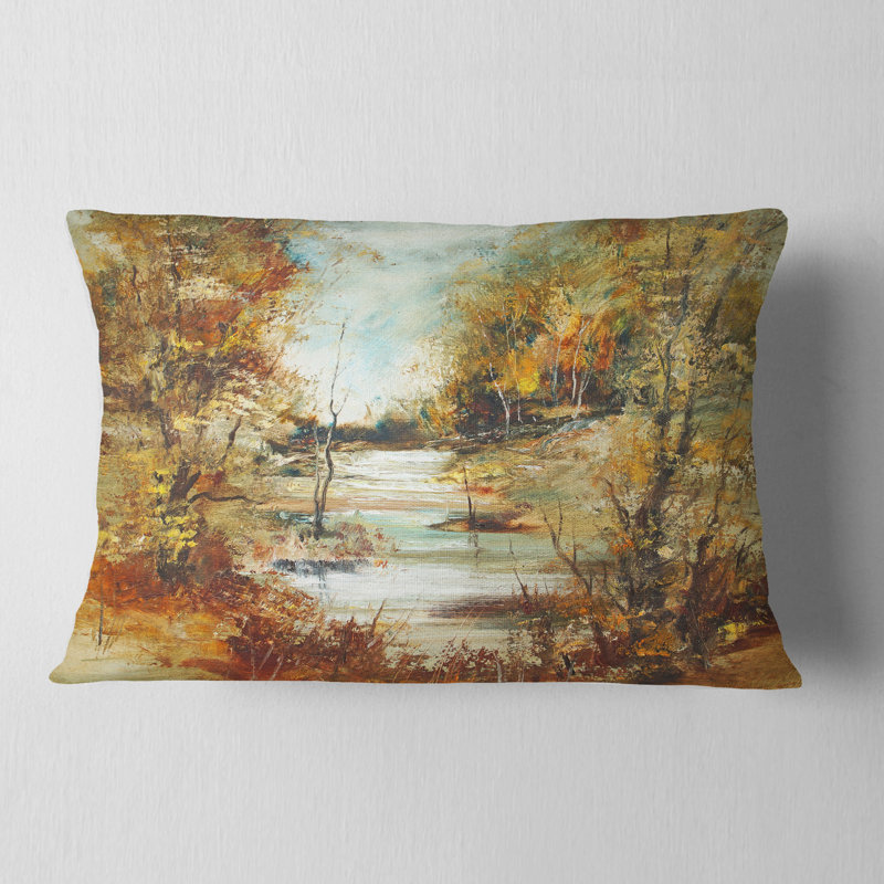 Coussin lombaire Landscape River