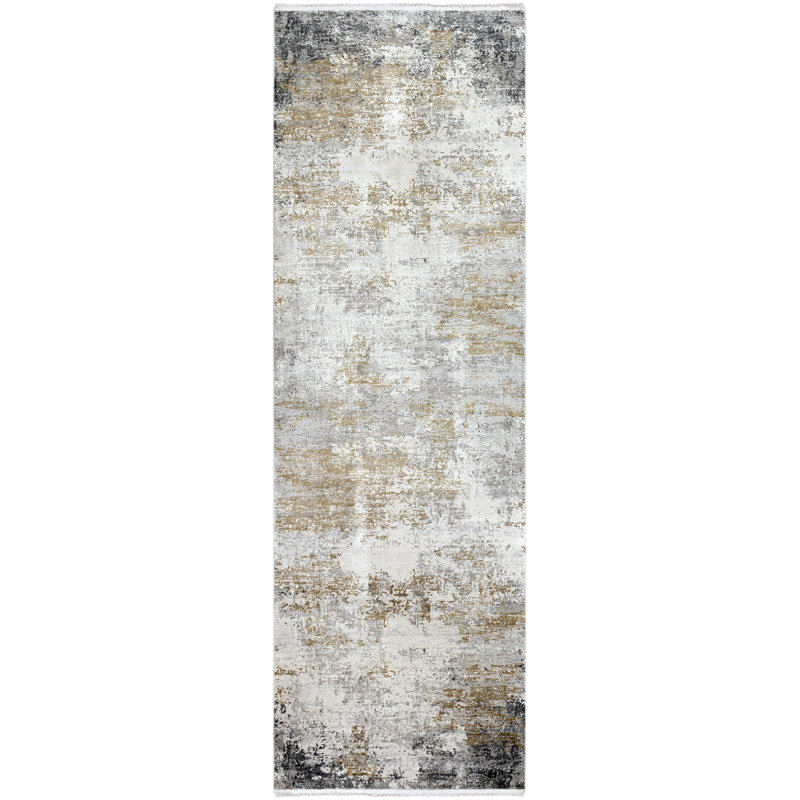 Bannock Abstract Indoor Rug, Runner 3' x 9'10"