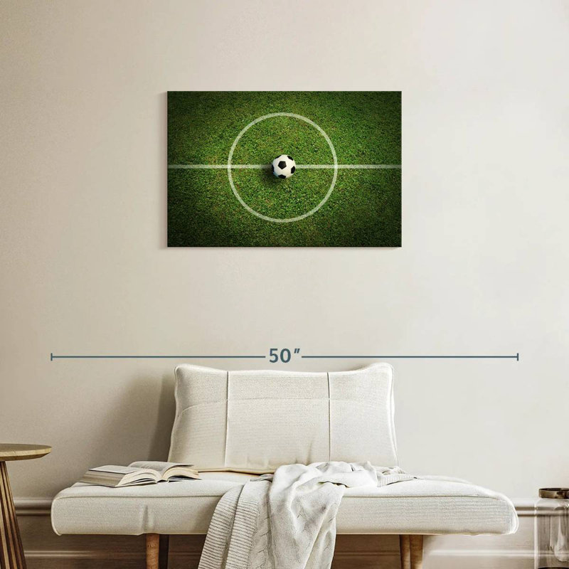 Ballon de football Sireci sur la ligne, H 20 po x l 30 po