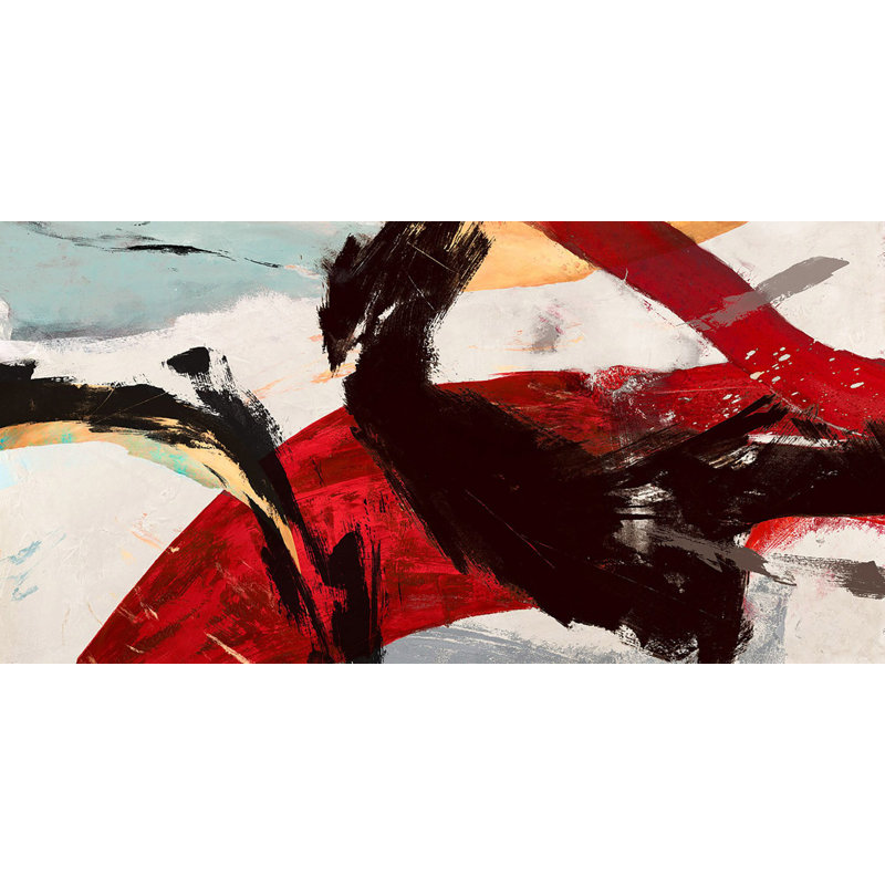 Ride The Tiger by Jim Stone - Wrapped Canvas Painting, 35cm H x 70cm W x 4cm D