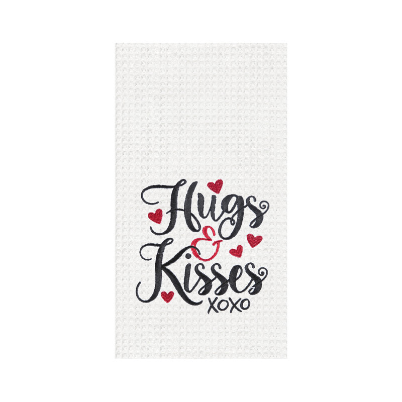 Love You More Than Bacon Towel, Red/Black/White Love You More Than Bacon