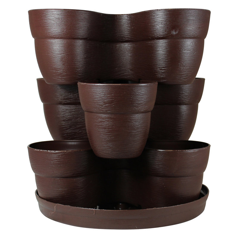 Manac Pot Planter, Brown