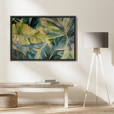 Illustration de feuilles de bananier tropical tropical, feuilles de bananier tropical