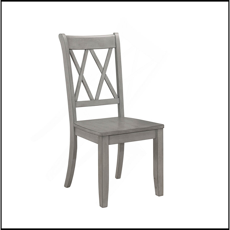 Ensemble de 2 chaises de salle à manger CasualSide, Gris
