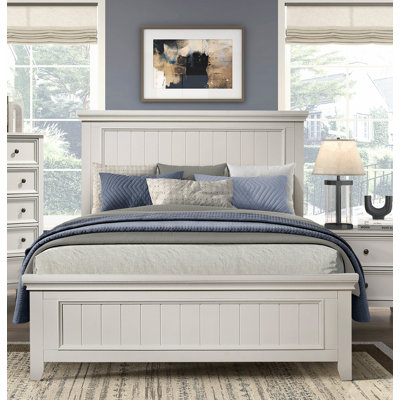 Classic And Modern Farmhouse Style Panel Bed For Bedroom, A Piece Of Exquisite Wooden Furniture To Enhance Living Aesthetics