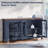 Large Sideboard Buffet Cabinet With Storage, 63" Farmhouse Kitchen Coffee Wine Bar Cabinet With 4 Glass Doors, Mid Century Modern Wooden Side Board Table For Dining Room, Living Room-1811895715-1810899840-1810899854