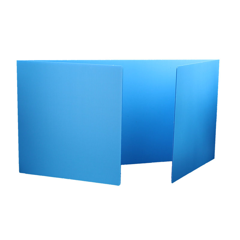 Carrelage en plastique, H 12 po x l 46,5 po x P 0,13 po, Bleu