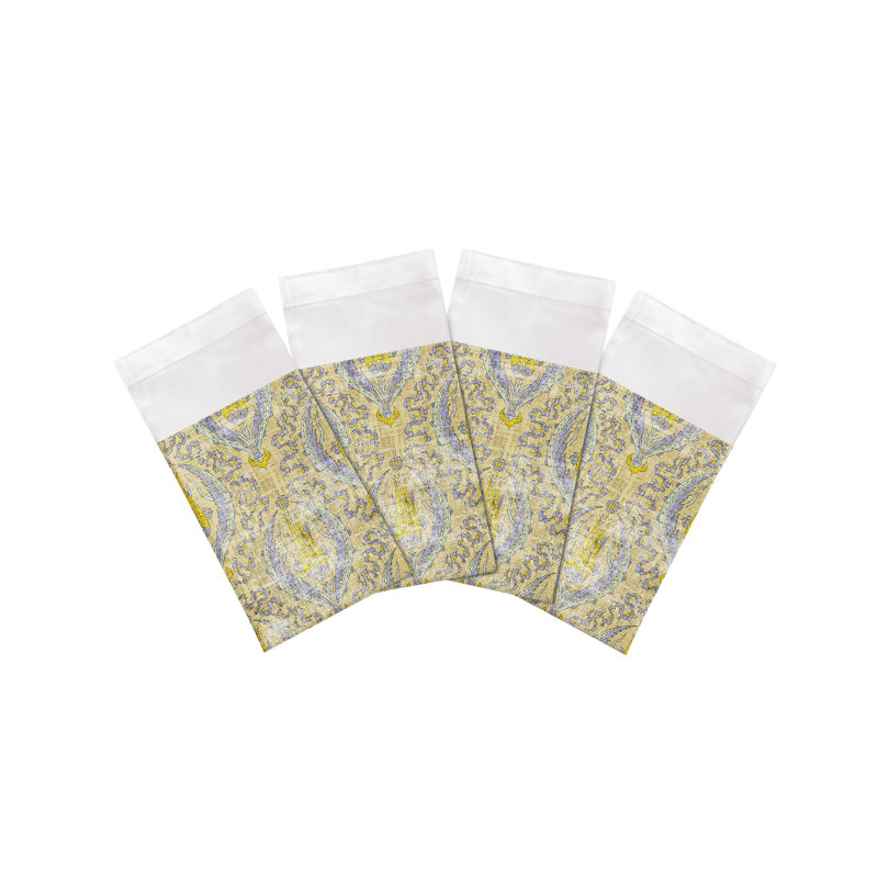 Byzantine Jewel Cotton Sateen Dinner Napkins, Gold