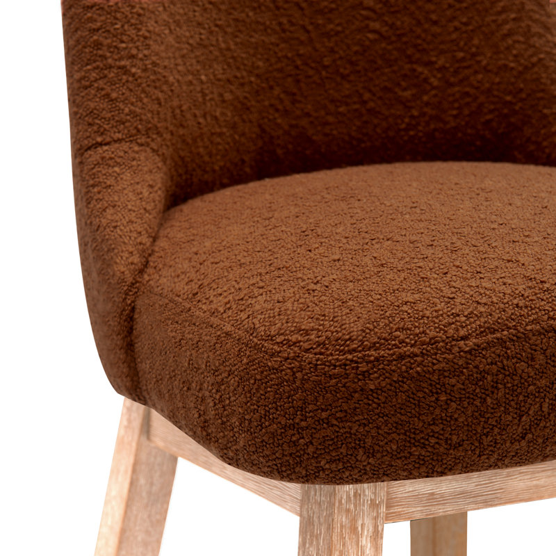 Tabouret de comptoir pivotant et pivotant 26 po Breann, Orange rouillé