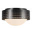 Astoria 10-in Black Flush Mount-1484553665