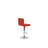 BAR STOOL In Red, Chrome