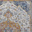 Tapis gris clair / bleu foncé / orange Lorena-1603686240