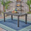 Table de salle à manger d'extérieur extensible en bois d'acacia