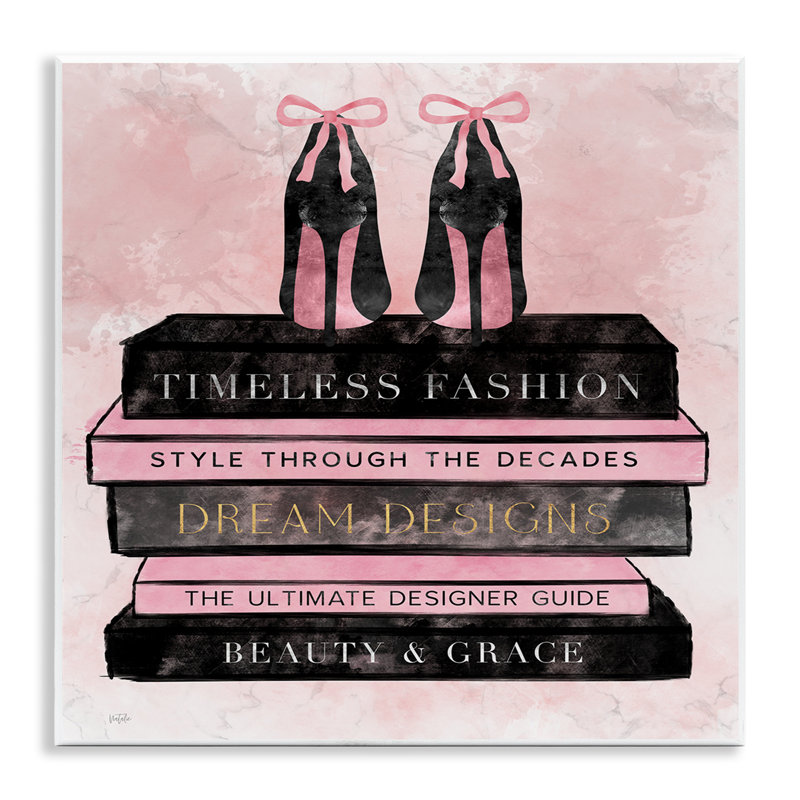 Plaque murale Blush Fashion Book, par Natalie Carpentieri