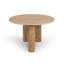Table de bout en marbre travertin moderne Pickensville