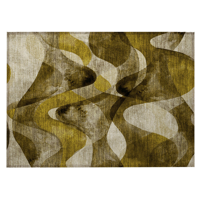 Tapis extérieur lavable antidérapant 2 pi x 3 pi café
