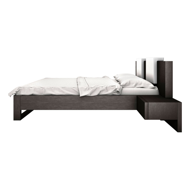 Monroe Storage Bed, Queen, Wenge Black
