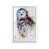 White Floater Framed