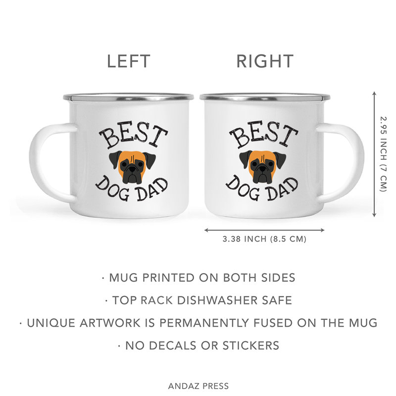 Grande tasse à café « Best Dog Dad », Boxer