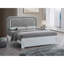 Très grand lit (matelas non inclus), blanc