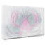 Pink & Duck Egg Blue Lobster Art In Abstract - Wrapped Canvas-55340588