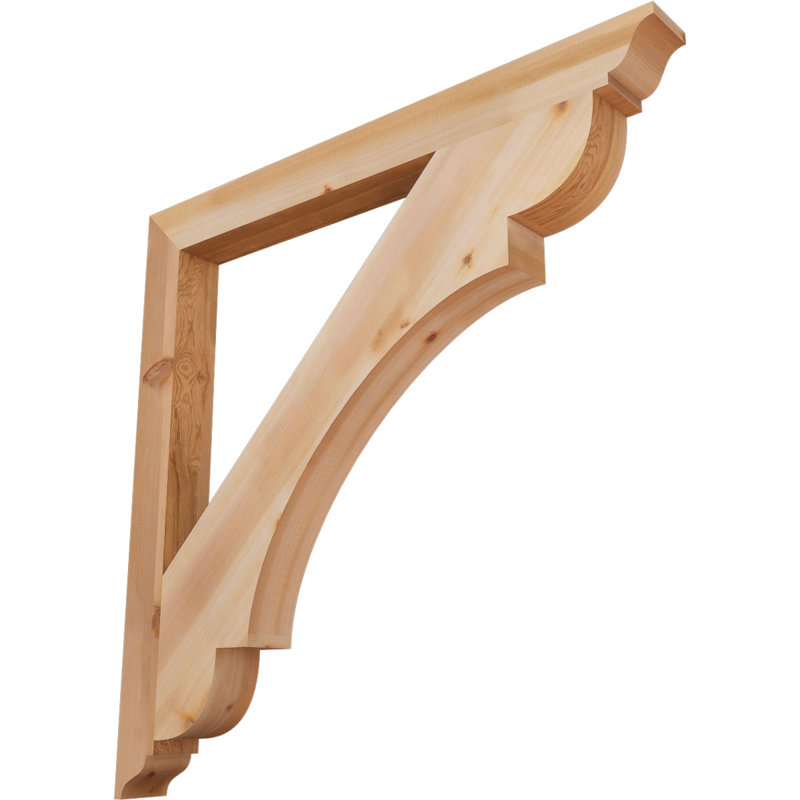 Support olympique traditionnel, H 44 po x l 3,5 po x P 44 po, Cèdre rouge de l'Ouest (lisse)