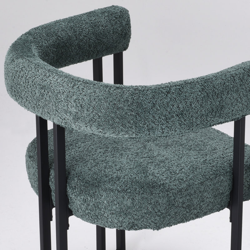 Mahjabi Upholstered Dining Chair, Green