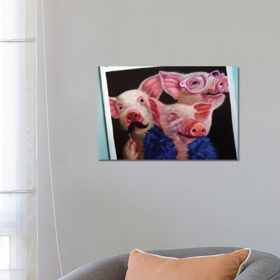 Photoshoot by Lucia Heffernan - Wrapped Canvas Print