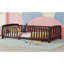 Lit pour tout-petit Montessori, structure en bois de pin (espresso, simple)-2004145997-2004145998