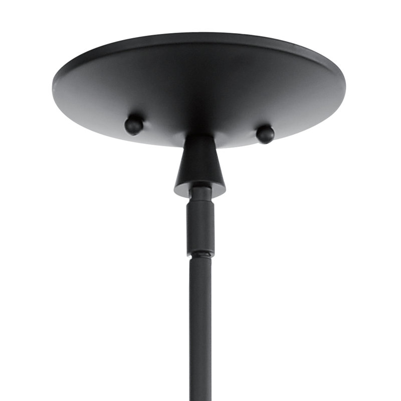 Torvee 6 - Light Sphere Chandelier, Black