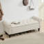 Upholstered Storage Bench With Segmented Storage Compartments-413202372-436590127