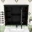 Armoire de salle de bain murale avec tablettes et rangement-120380613