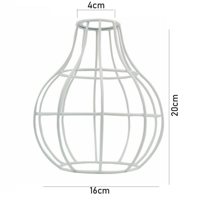 20cm H Metal Novelty Lamp Shade ( Screw On ), Brushed Copper