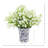 Baby Breath Arranged in a Ceramic Vase