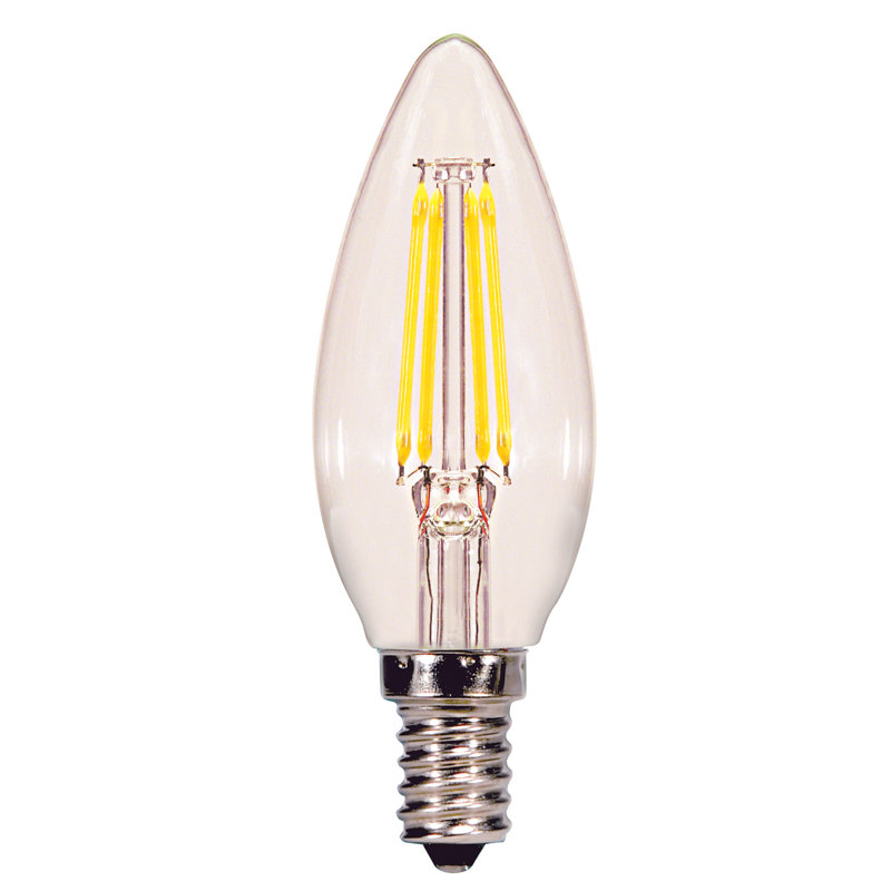 40 Watt Equivalent B11 E12/Candelabra Dimmable 2700K LED Bulb