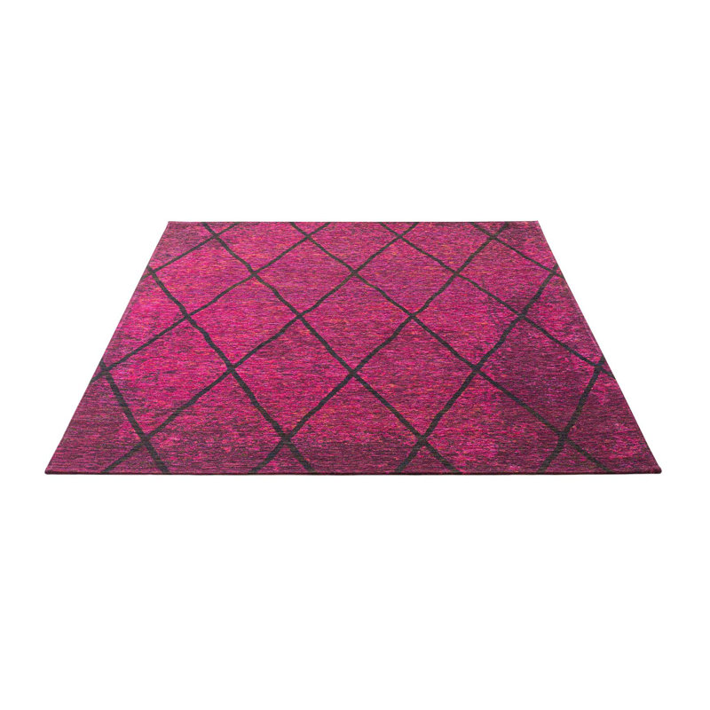 Fine Abstract Area Rug, Rectangular 68 x 130cm