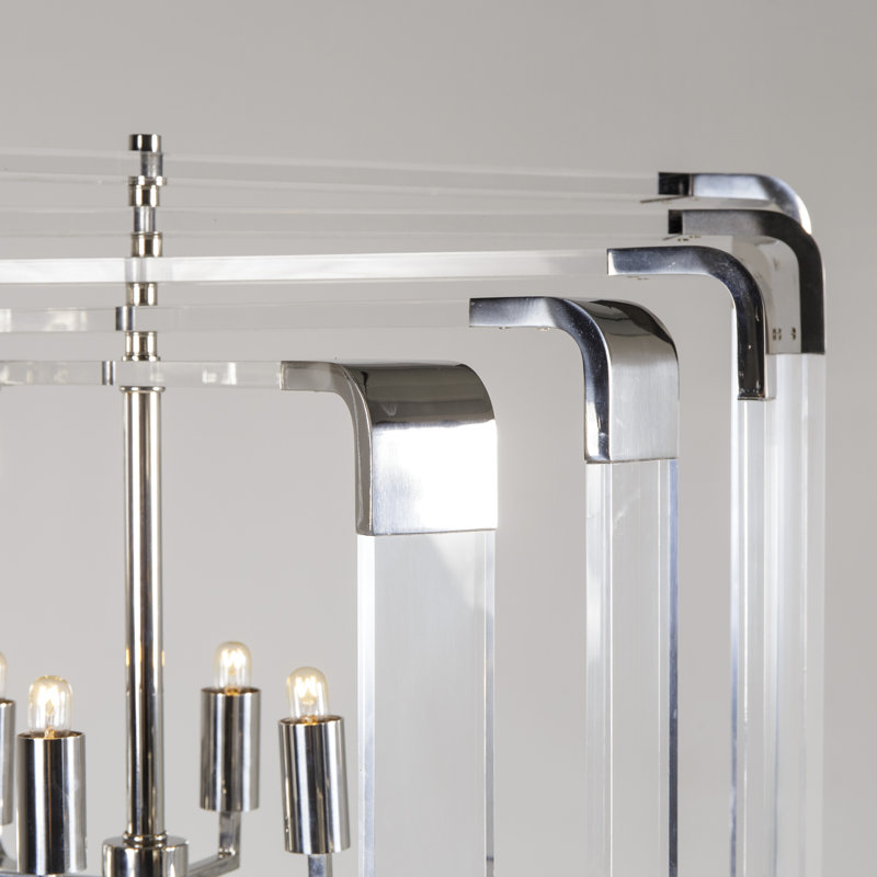 Nellcote 65'' Polished Silver Traditional Floor Lamp