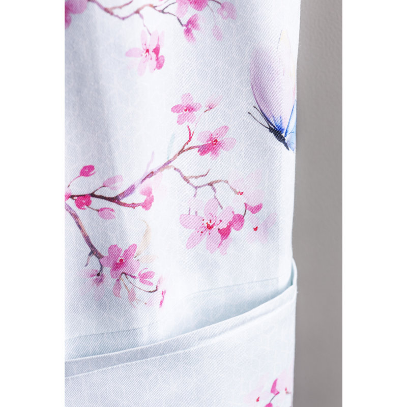 Floral Cotton Bib Apron