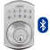 Bluetooth Satin Nickle Single Cylinder Deadbolt With Keypad
