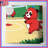 Red Pandas Playing Volleyball Quilted Bedspread -126746574