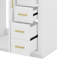 Ensemble de meuble-lavabo 30 po avec lavabo en céramique et porte à 3 tiroirs-1257265176