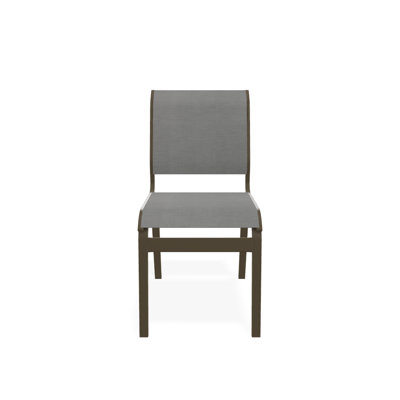 Hiraku Premium All-Weather Wicker Outdoor Dining Side Chair with Cushion