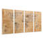 « world map », impression sur bois