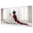 Fashion Red Dress Elegance Unveiled II Fashion Wall Decor on Metal