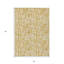 Tapis d'extérieur lavable abstrait brun doré et beige 5 pi x 8 pi