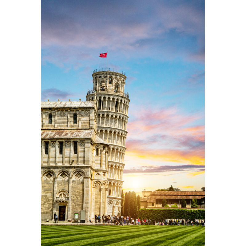 Leaning Tower - Wrapped Canvas Print, 30cm H x 20cm W
