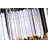 8-Light Chrome Stainless Steel Spike Drum Chandelier-27130974-27130977